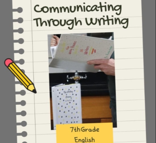 Communicating Though Writing poster