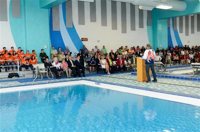 Presentation in Aquatic Center