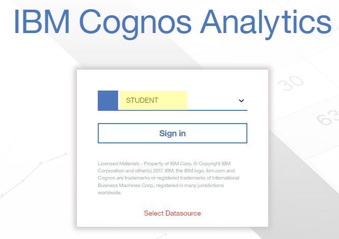 IBM Student Database