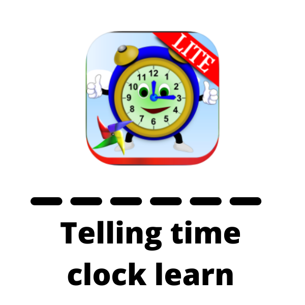 telling time clock learn app icon