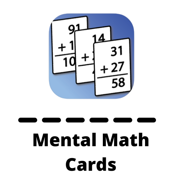 mental math cards app icon
