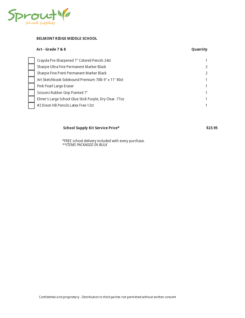 Supply List 4 SY2526