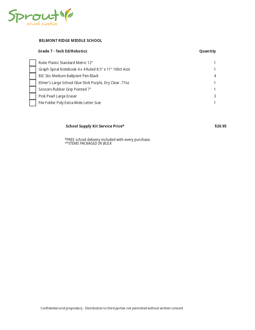 Supply List 4 SY2526