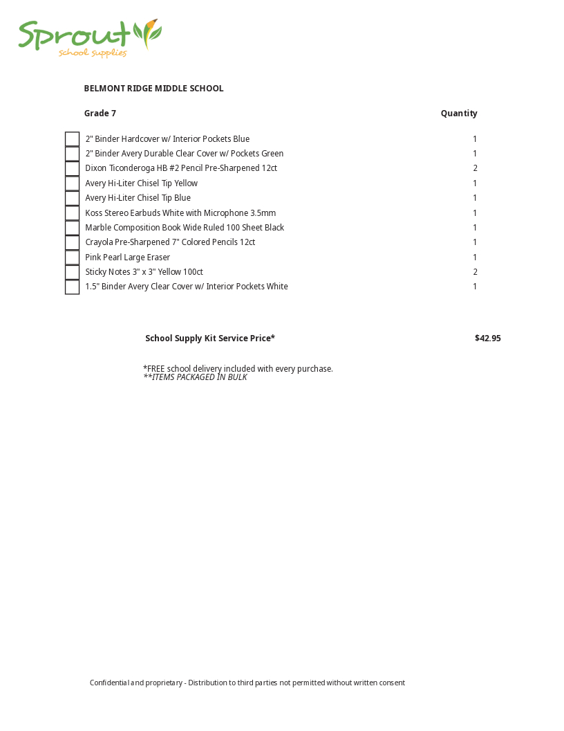 Supply List 2 SY 2526