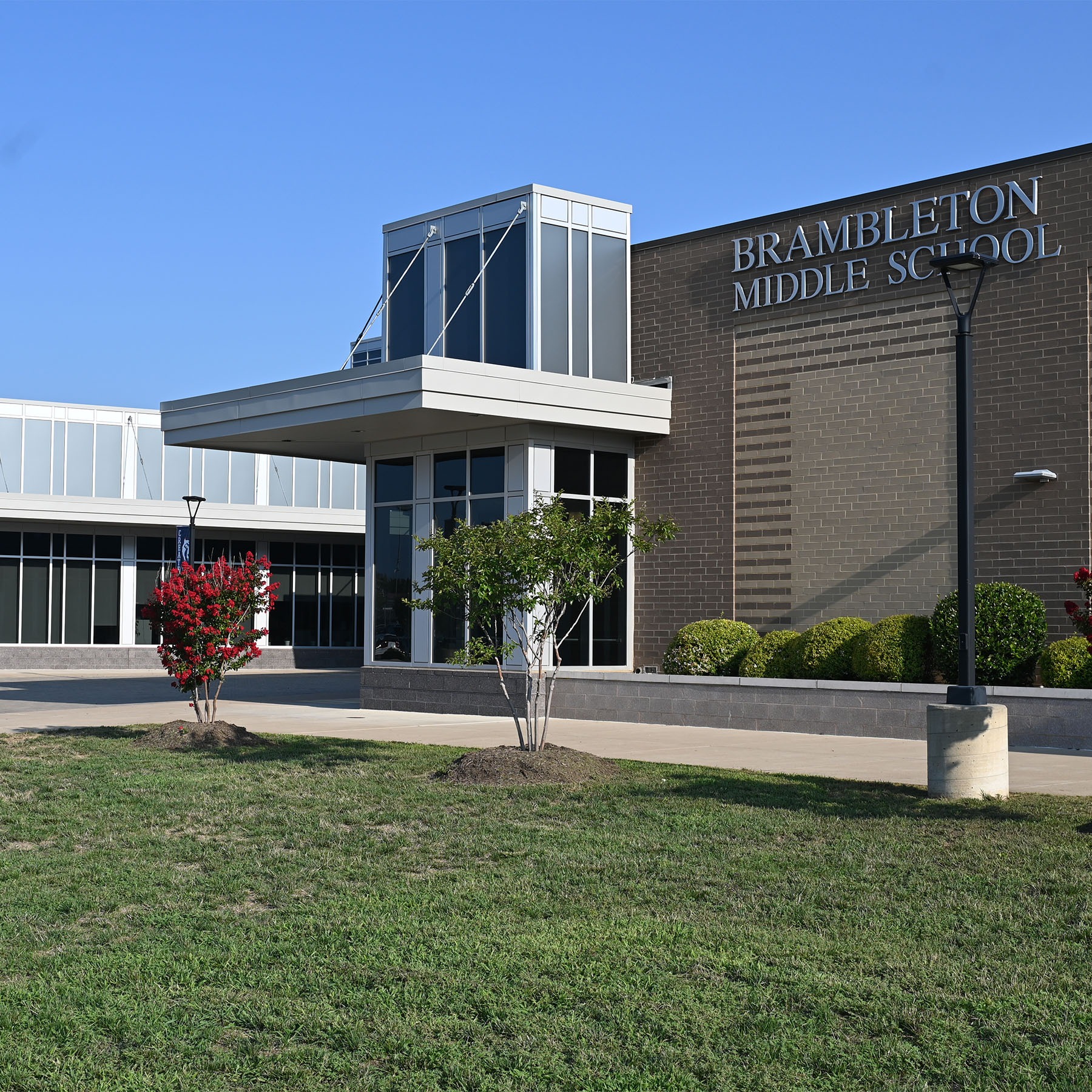 Exterior shot of Brambleton Middle School