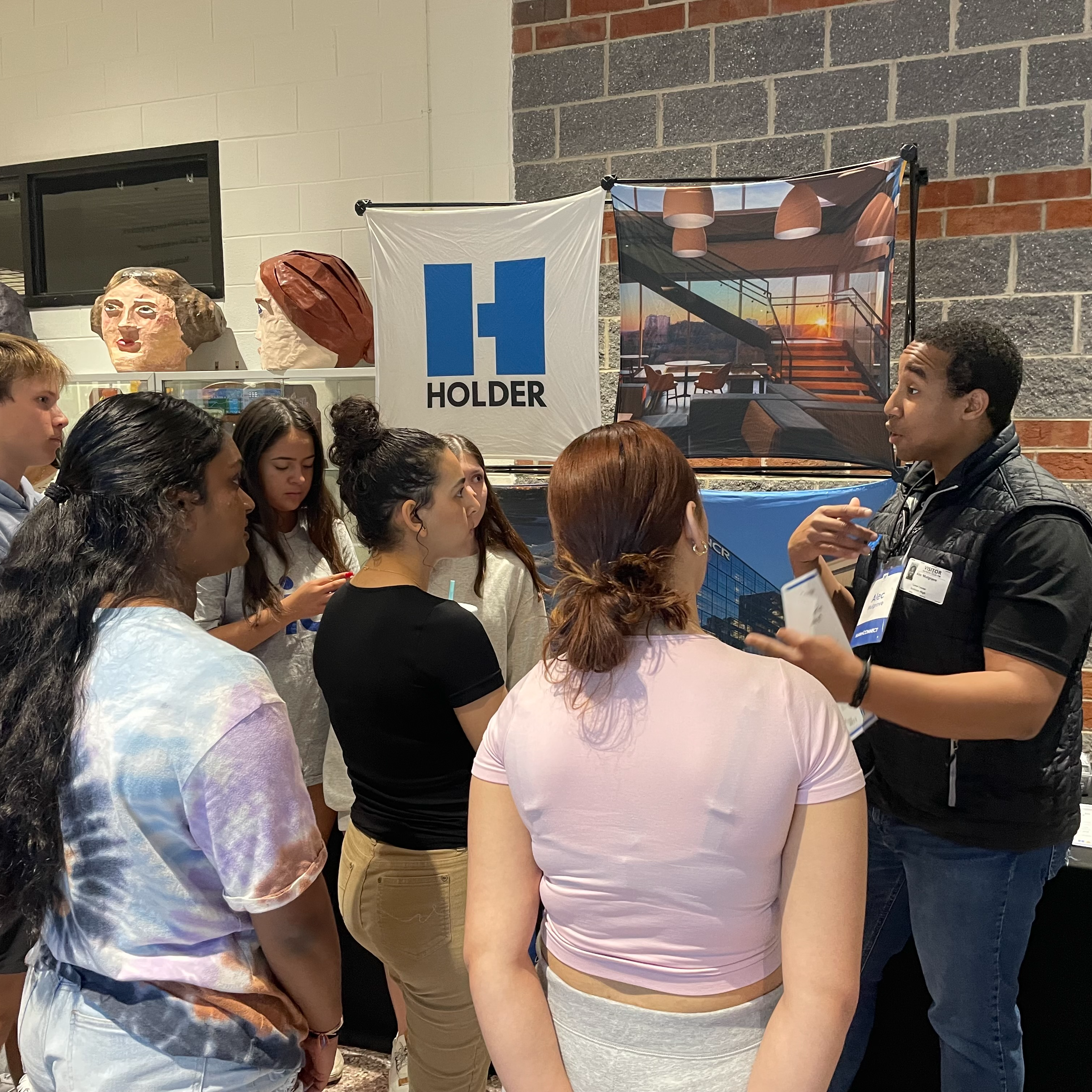 Students attending a Trade Talks event