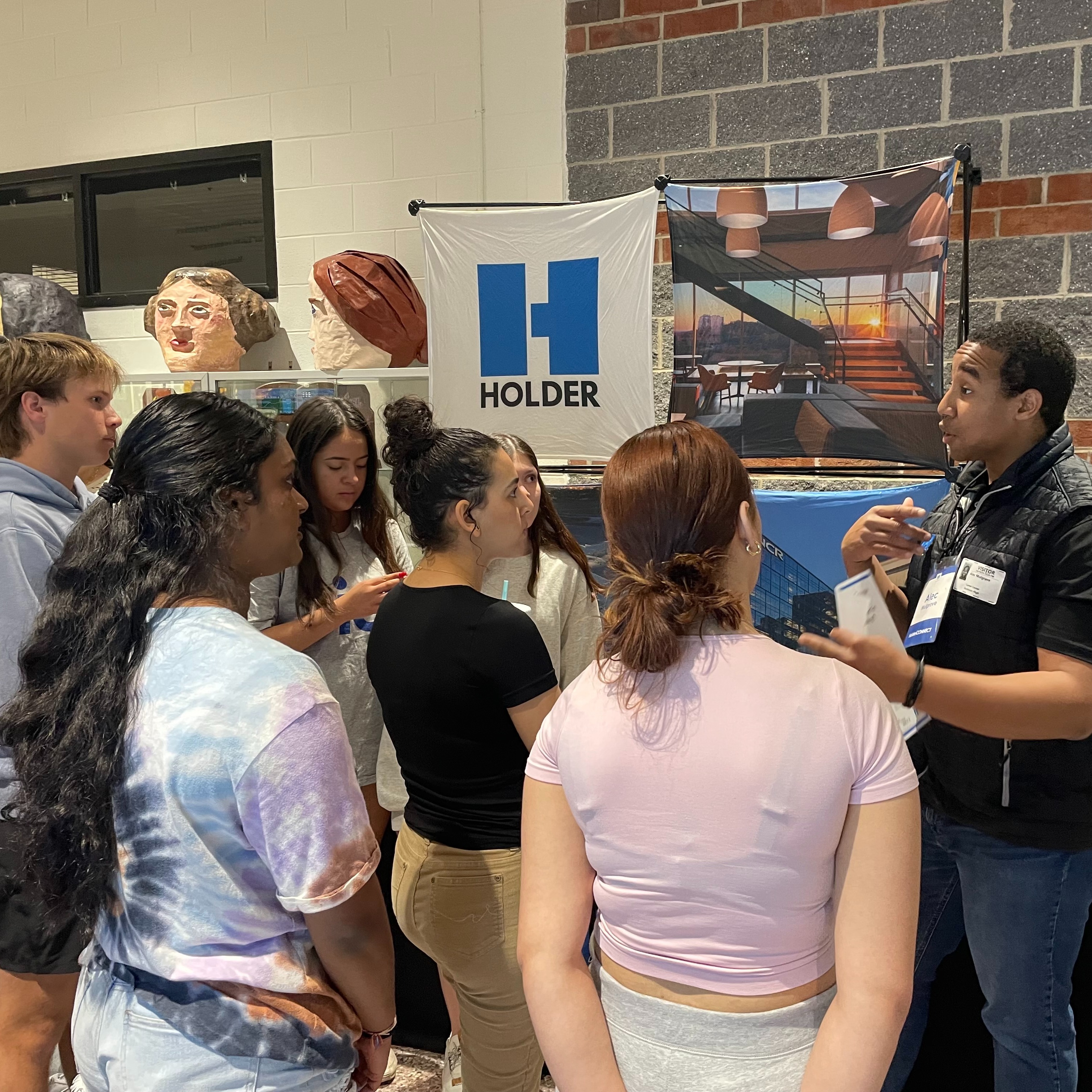 Students attending a Trade Talks event
