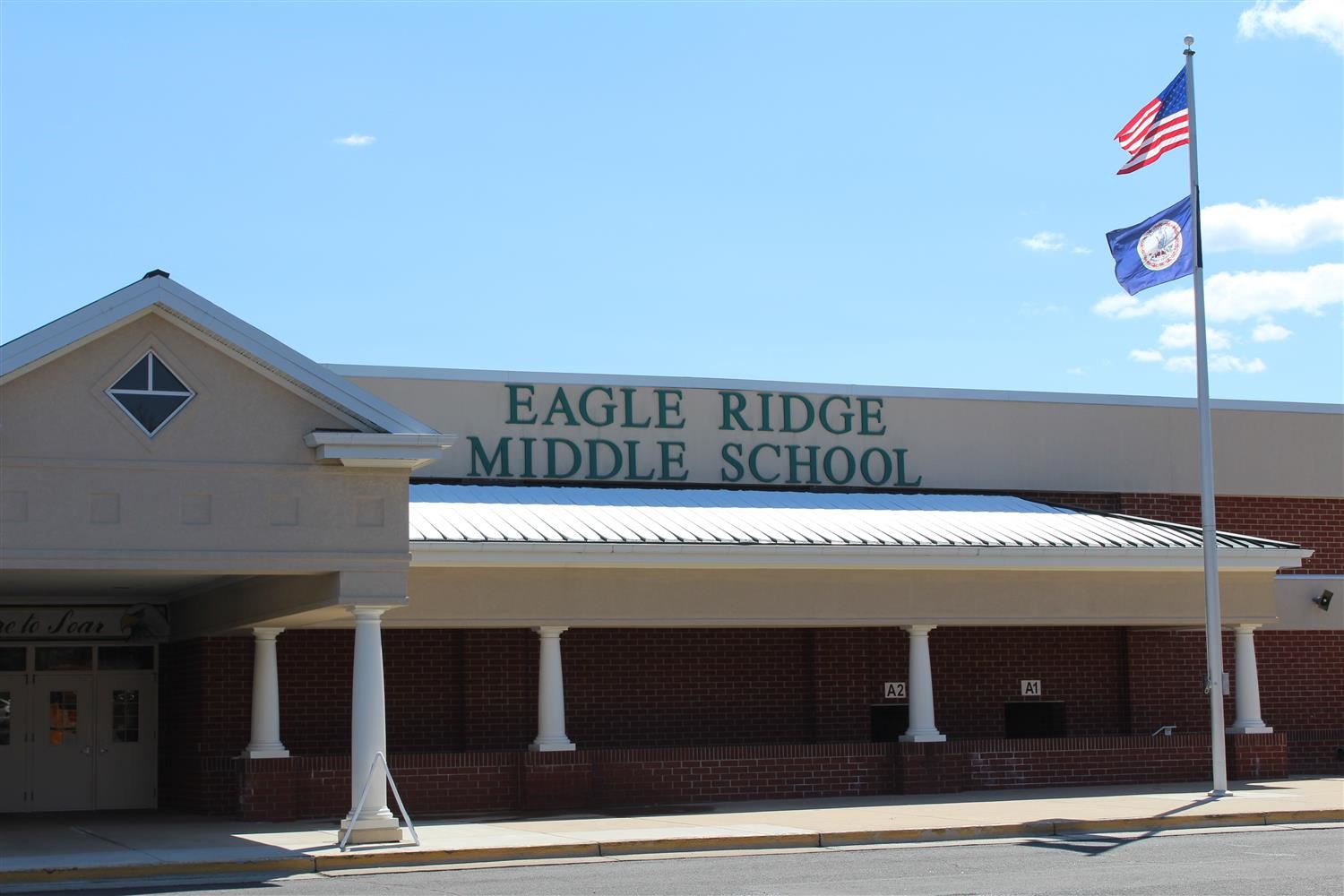 Eagle Ridge Middle School front entrance