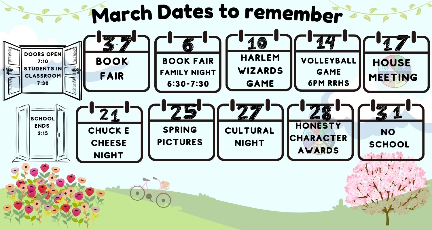 March calendar