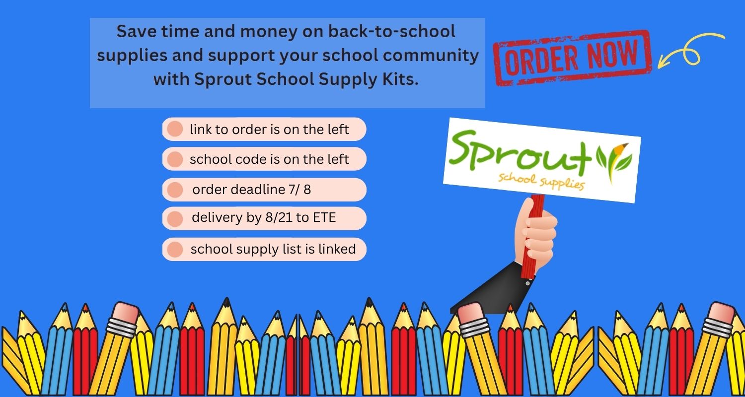 sprout school supplies