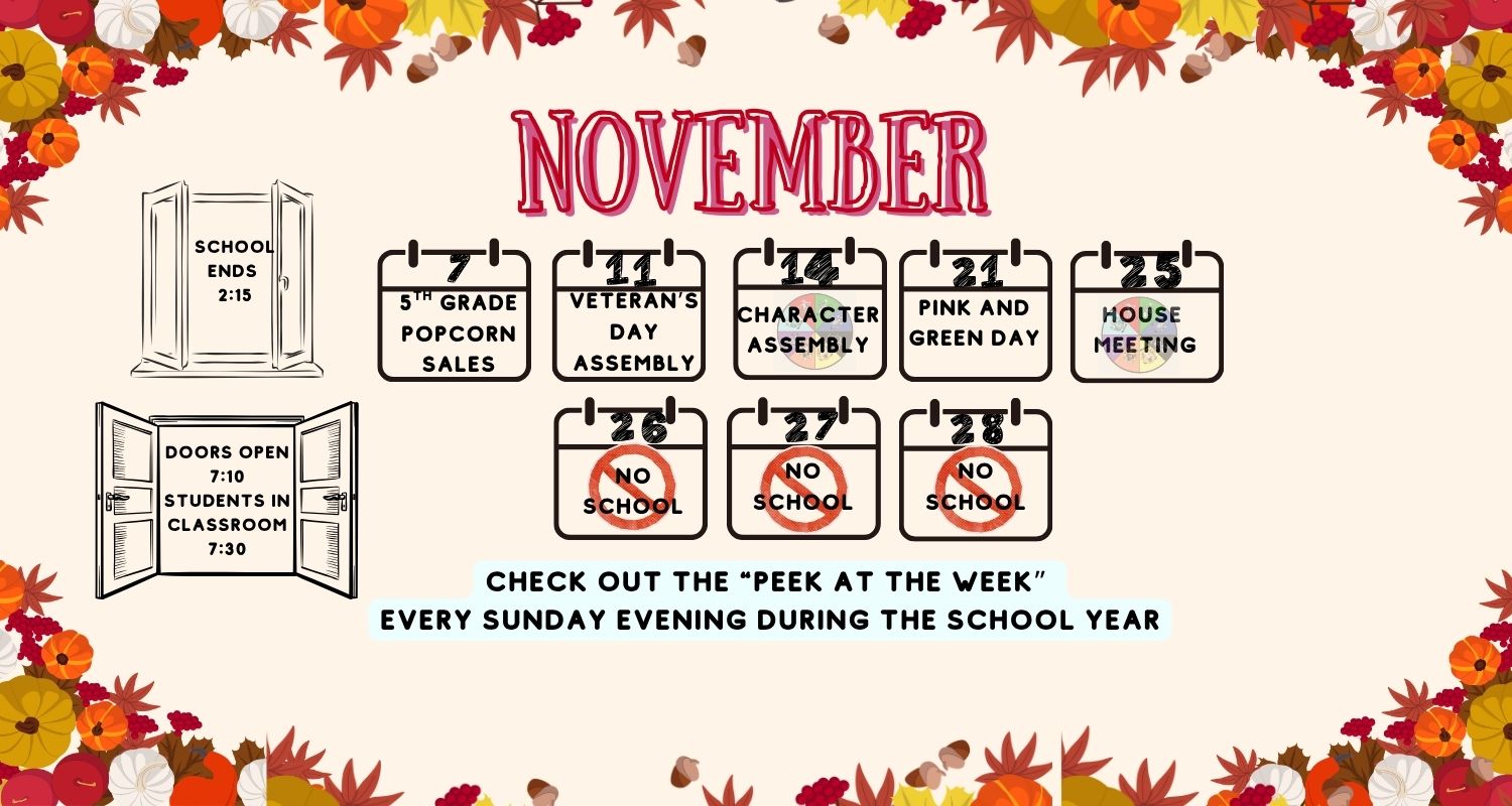 November Calendar