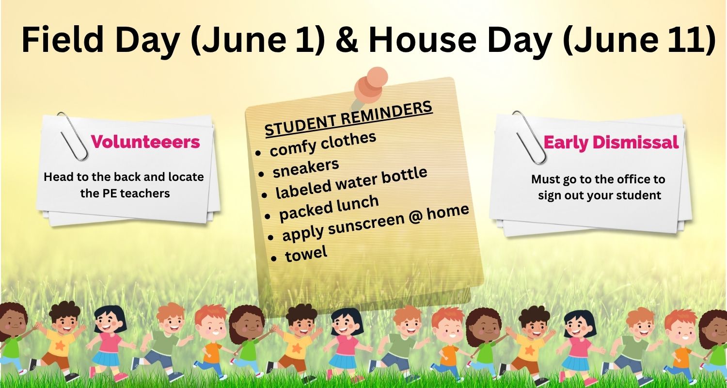 fun day student reminders