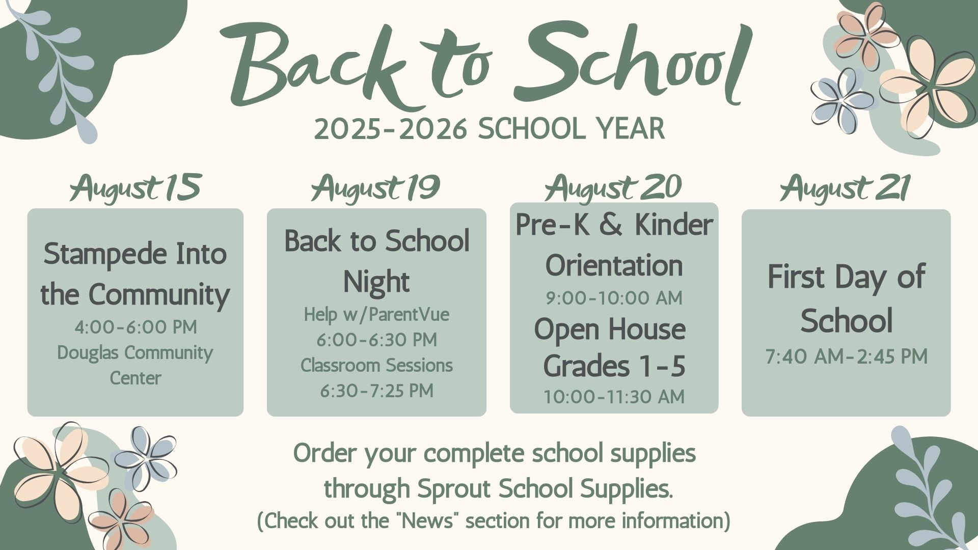 Back to School