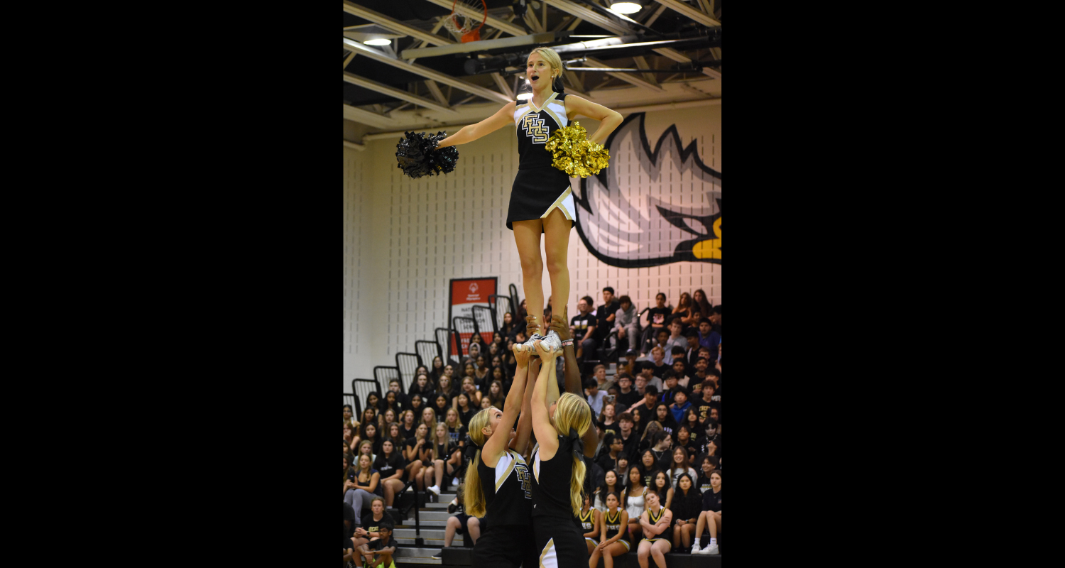 Cheer at Pep Rally