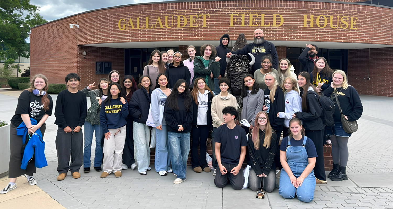 Gallaudet Field Trip Students
