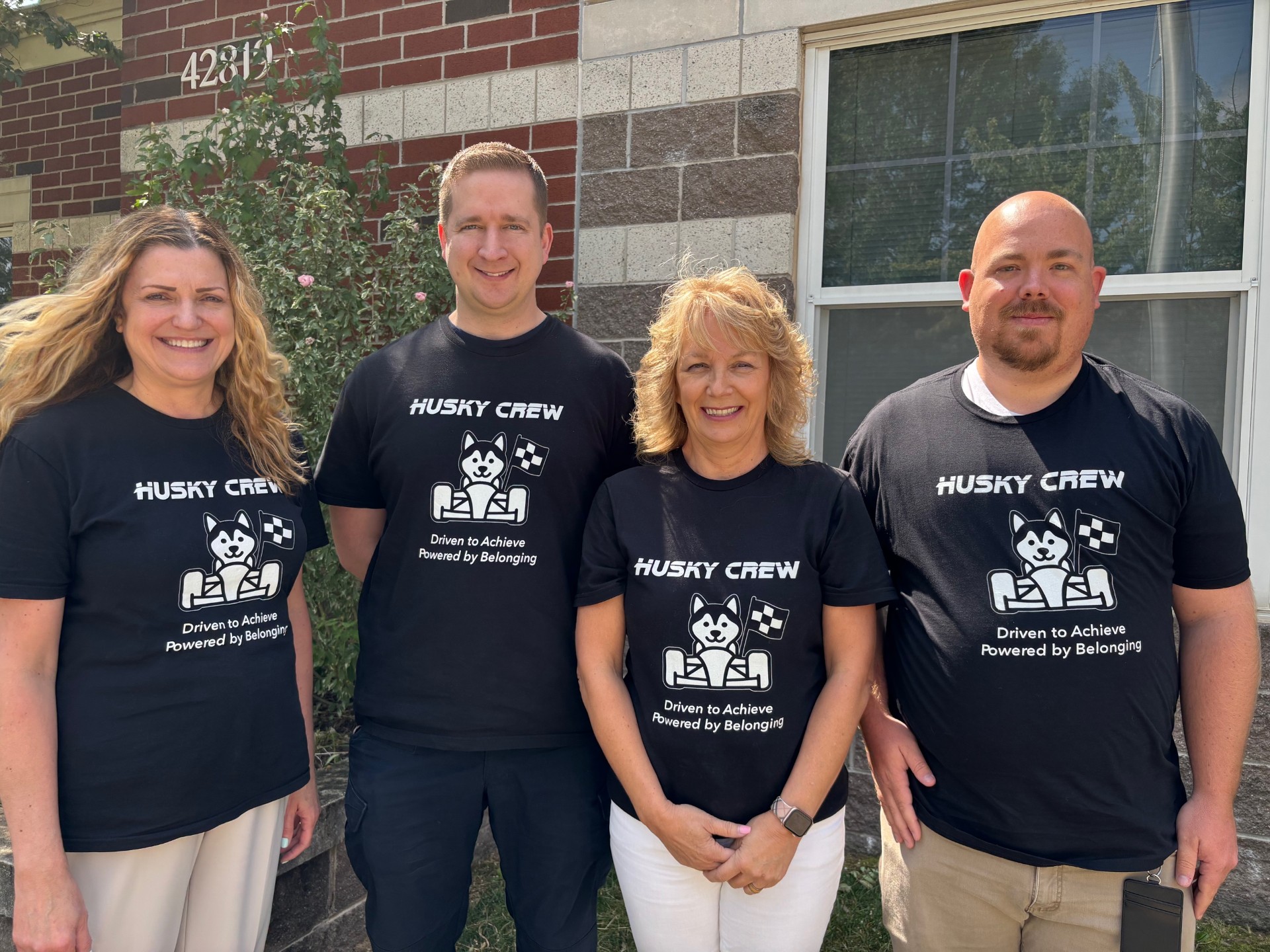From left to right, Principal - Carlene Lydic, Assistant Principal - Carl Hood, Dean - Tammie Eaton, Special Education Dean - Brandon Colville