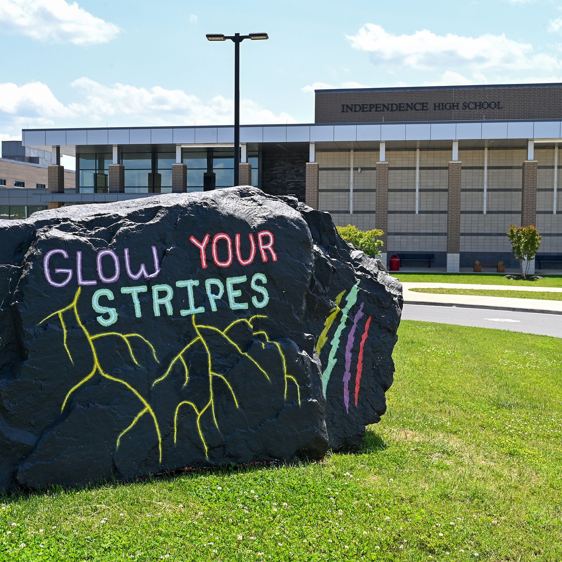 Exterior shot of Independence High School