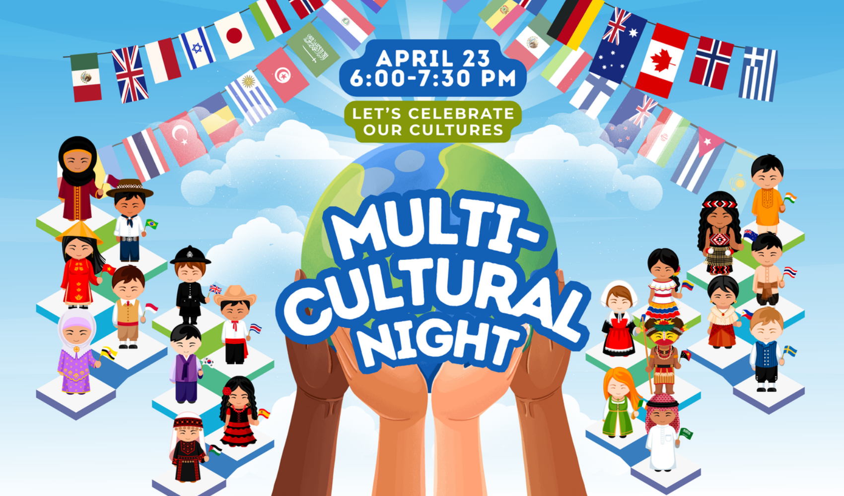 Join us for Multicultural Night on Thursday, April 23 at 6:00PM