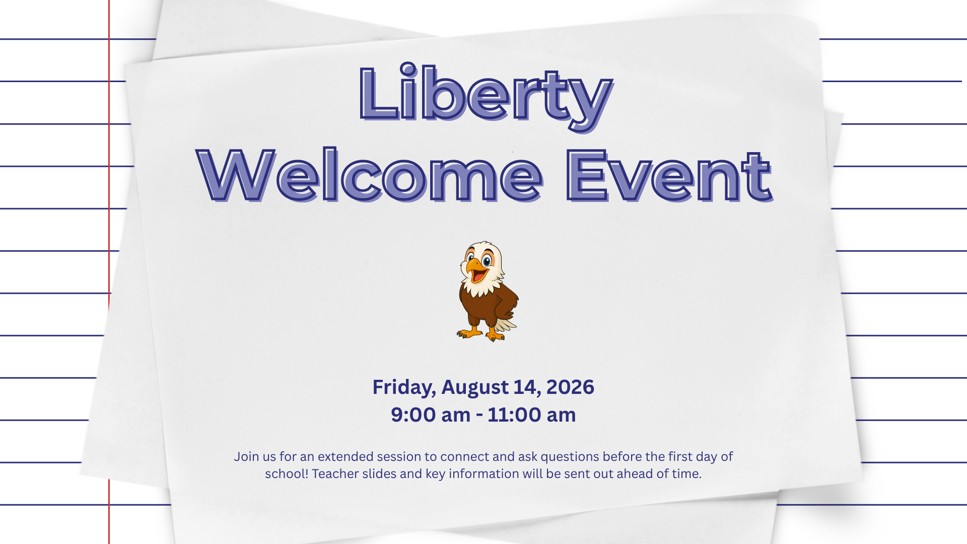 Welcome Back Event
