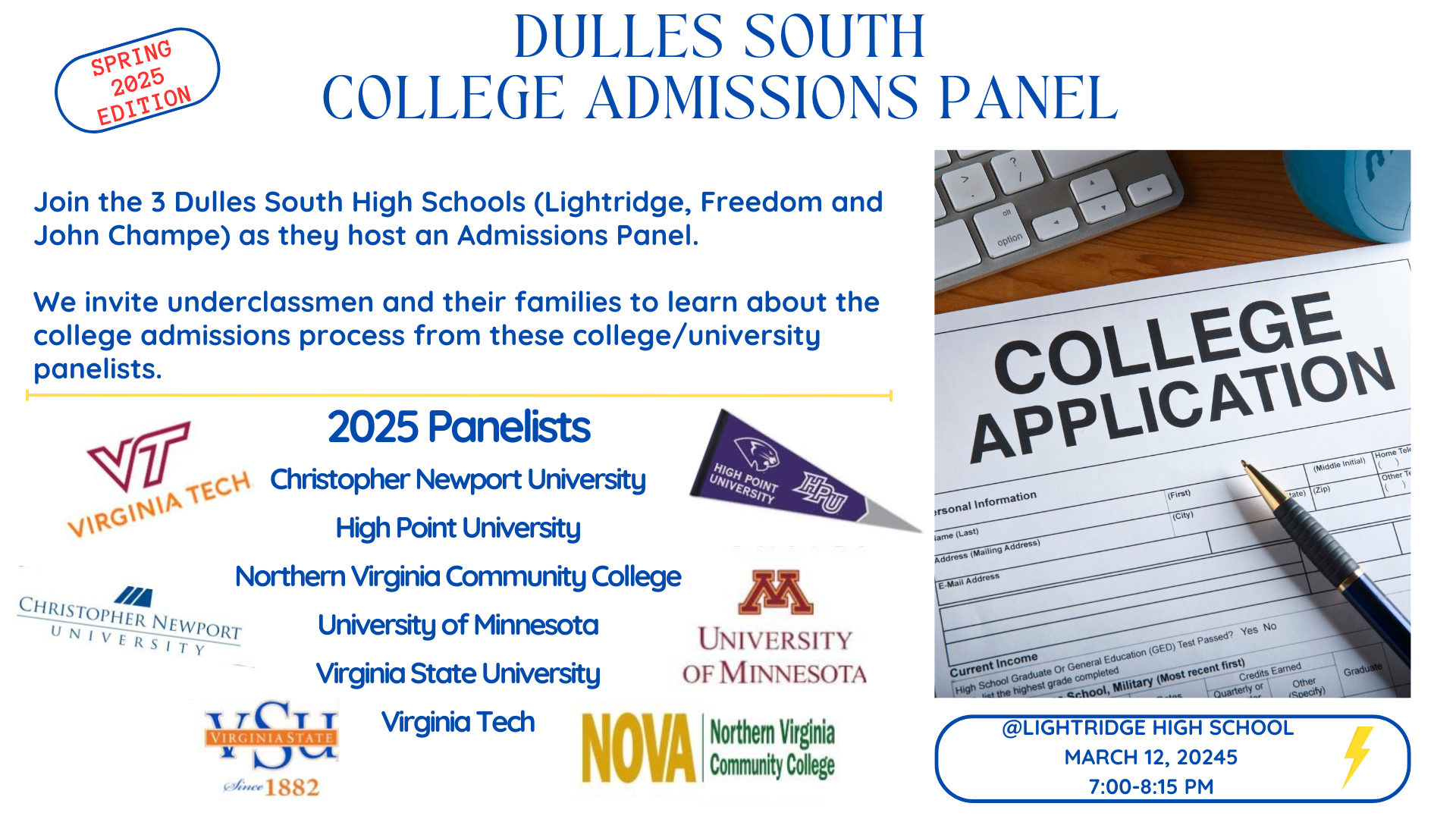 college panel