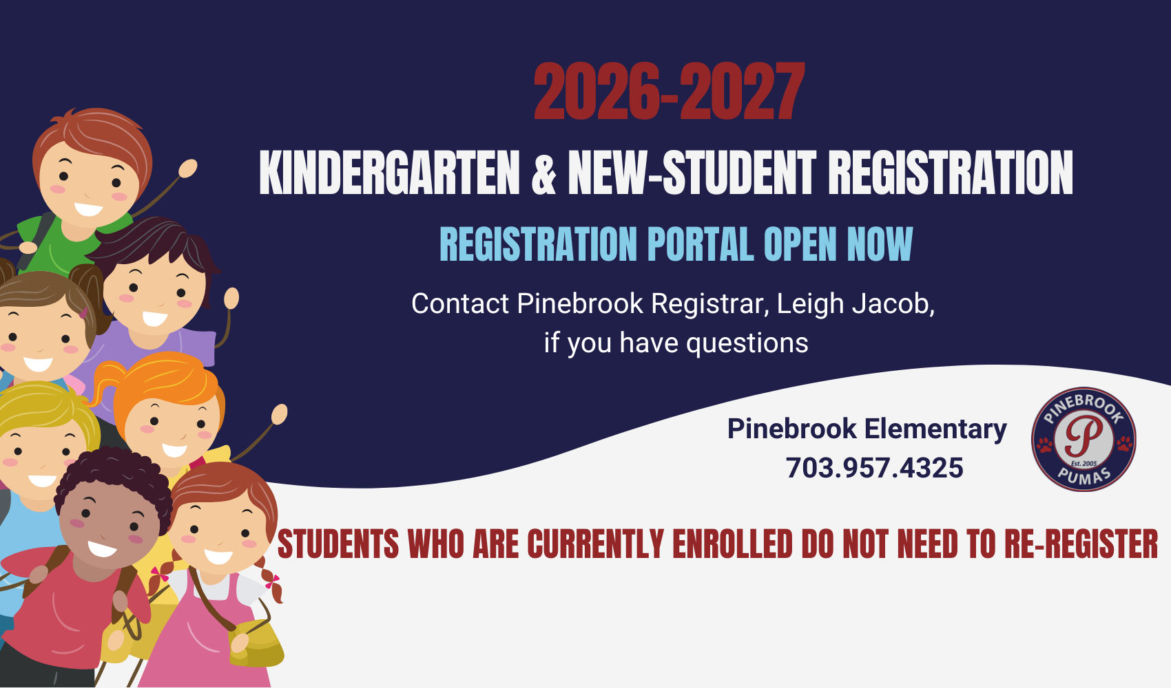 Kindergarten Registration is Now Open for 2026-27 School Year