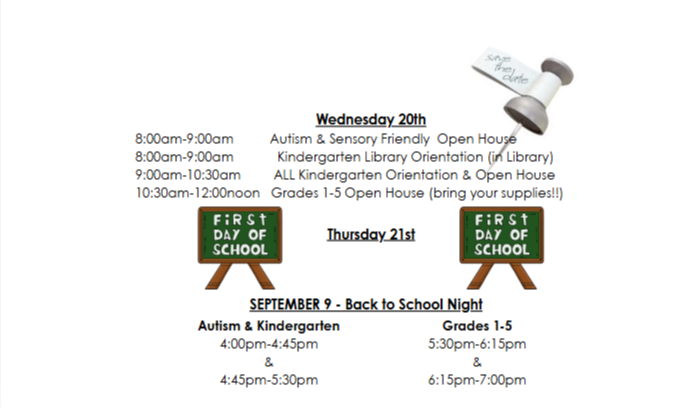 August Dates to Remember