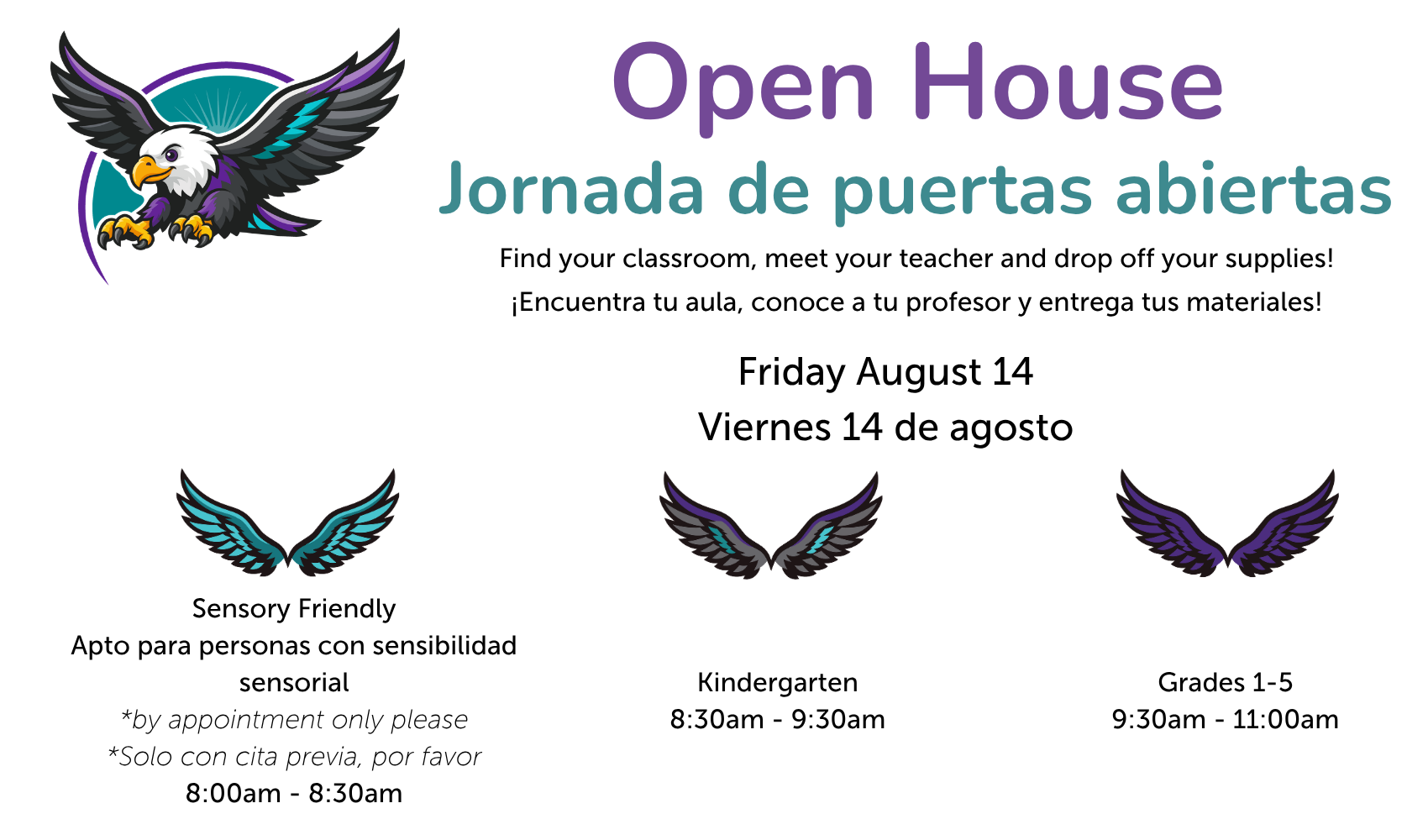 Open House Date & Times