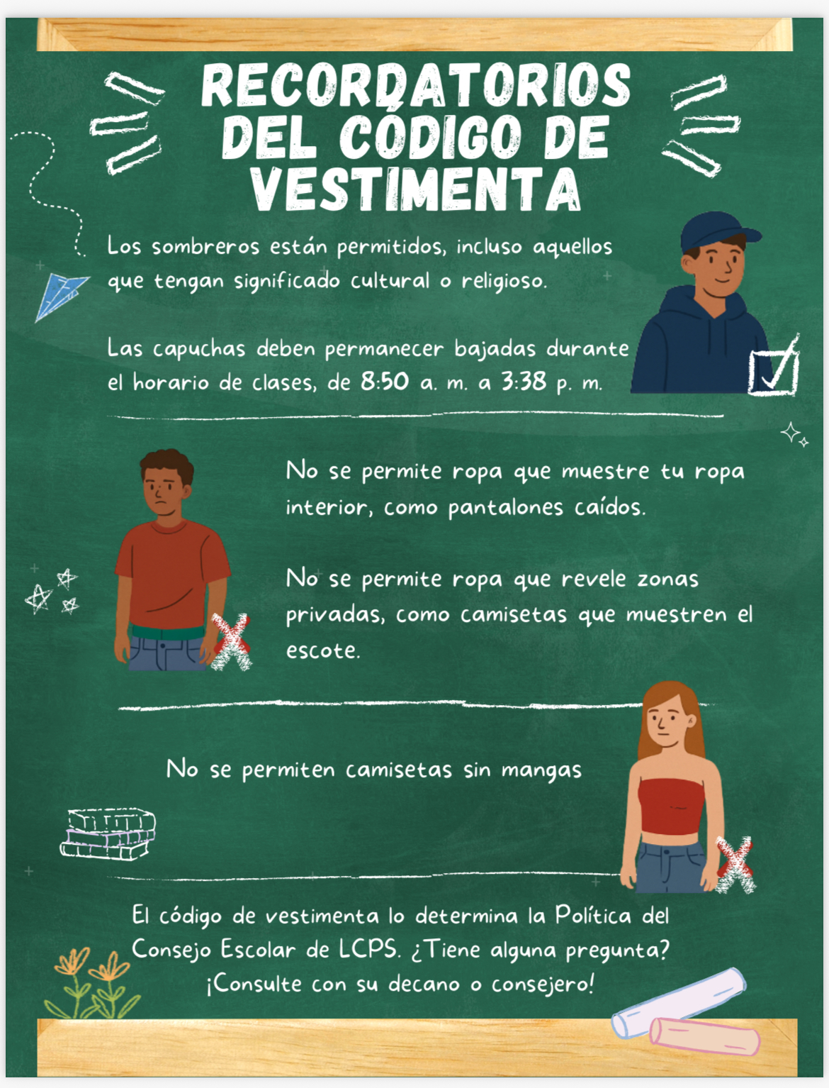 Dress Code Spanish