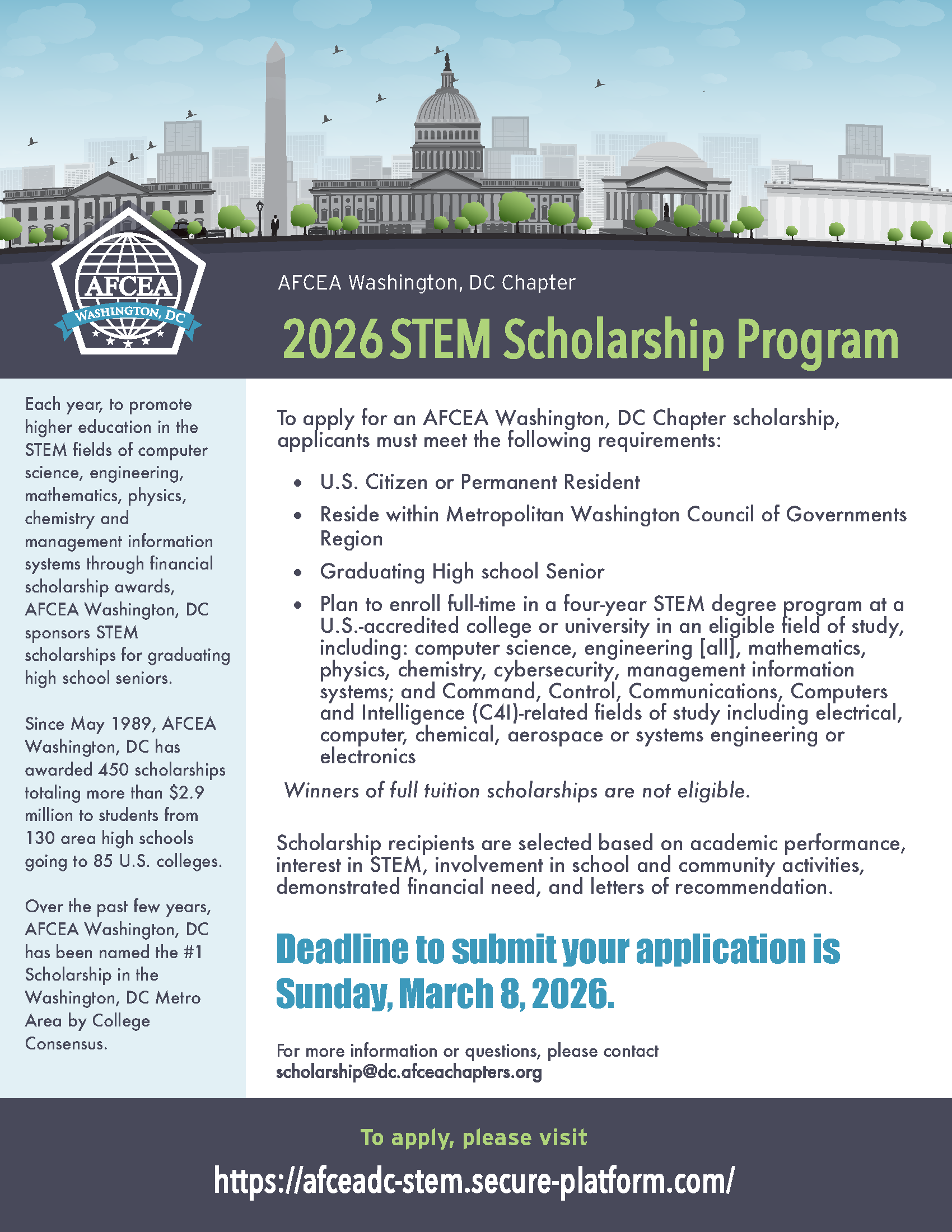 2026 STEM Scholarship Program
