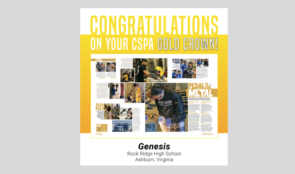 Yearbook wins Gold at CSPA
