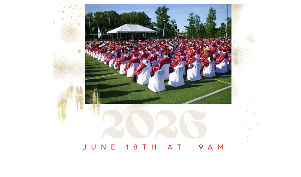 Graduation is June 18th at 9AM