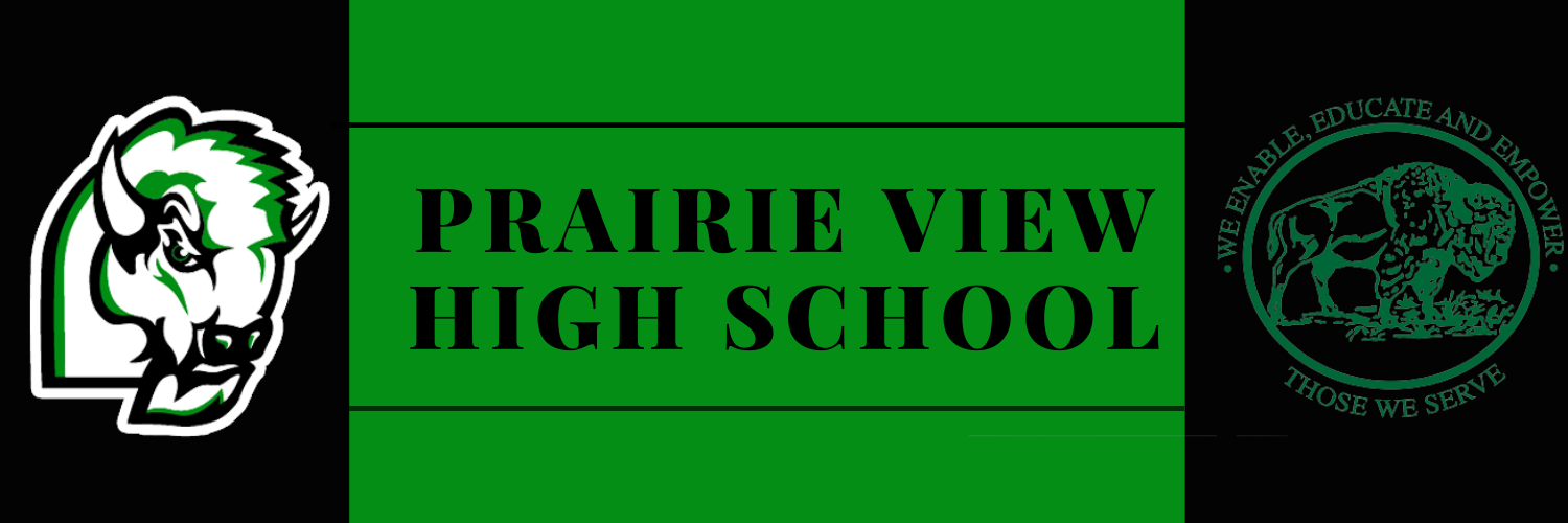 Prairie View High School and logos