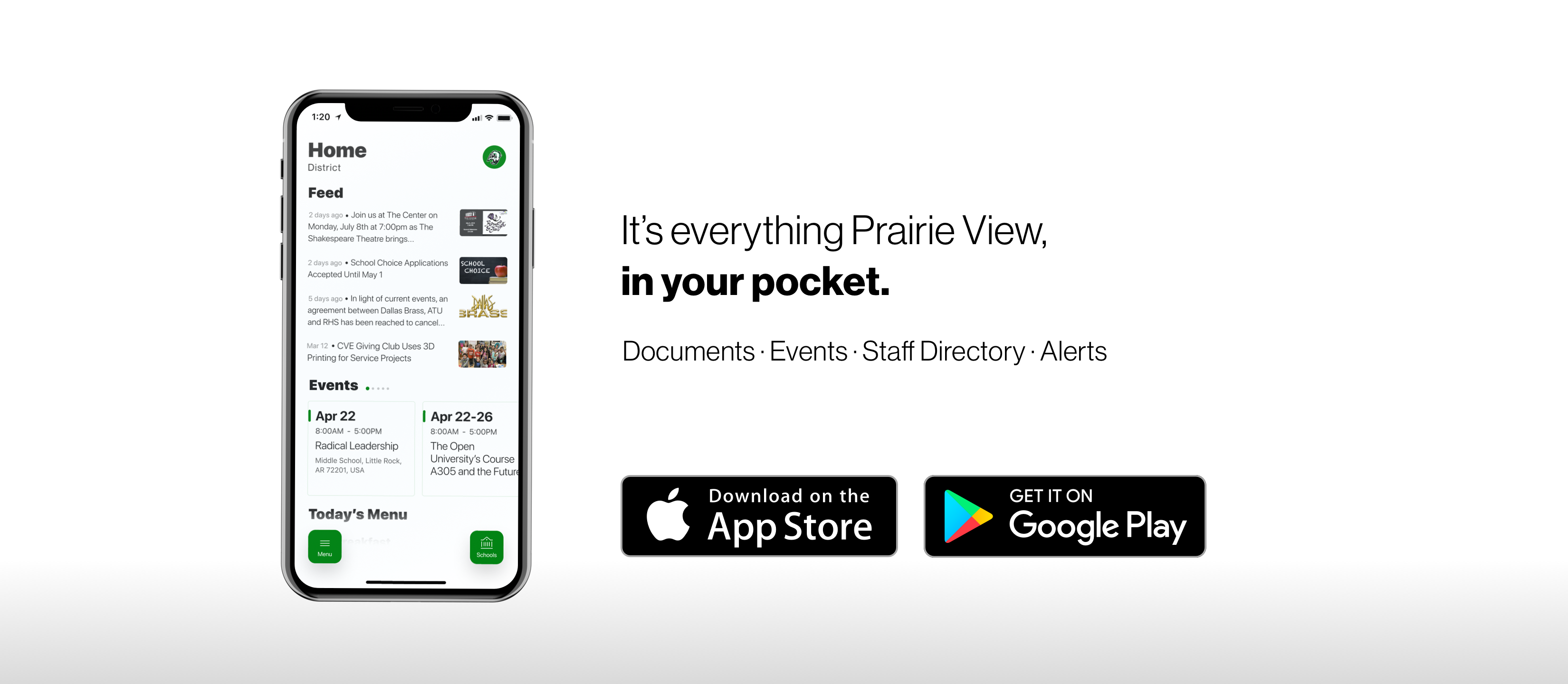 download the mobile app in Apple and Google Play stores
