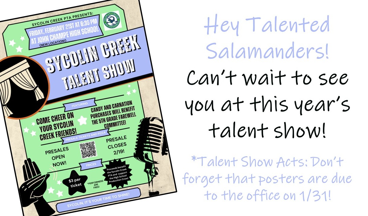 talent show announcement