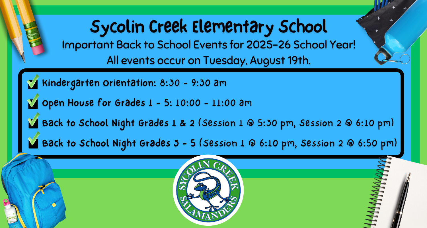 Back to School Save the Date 25-26