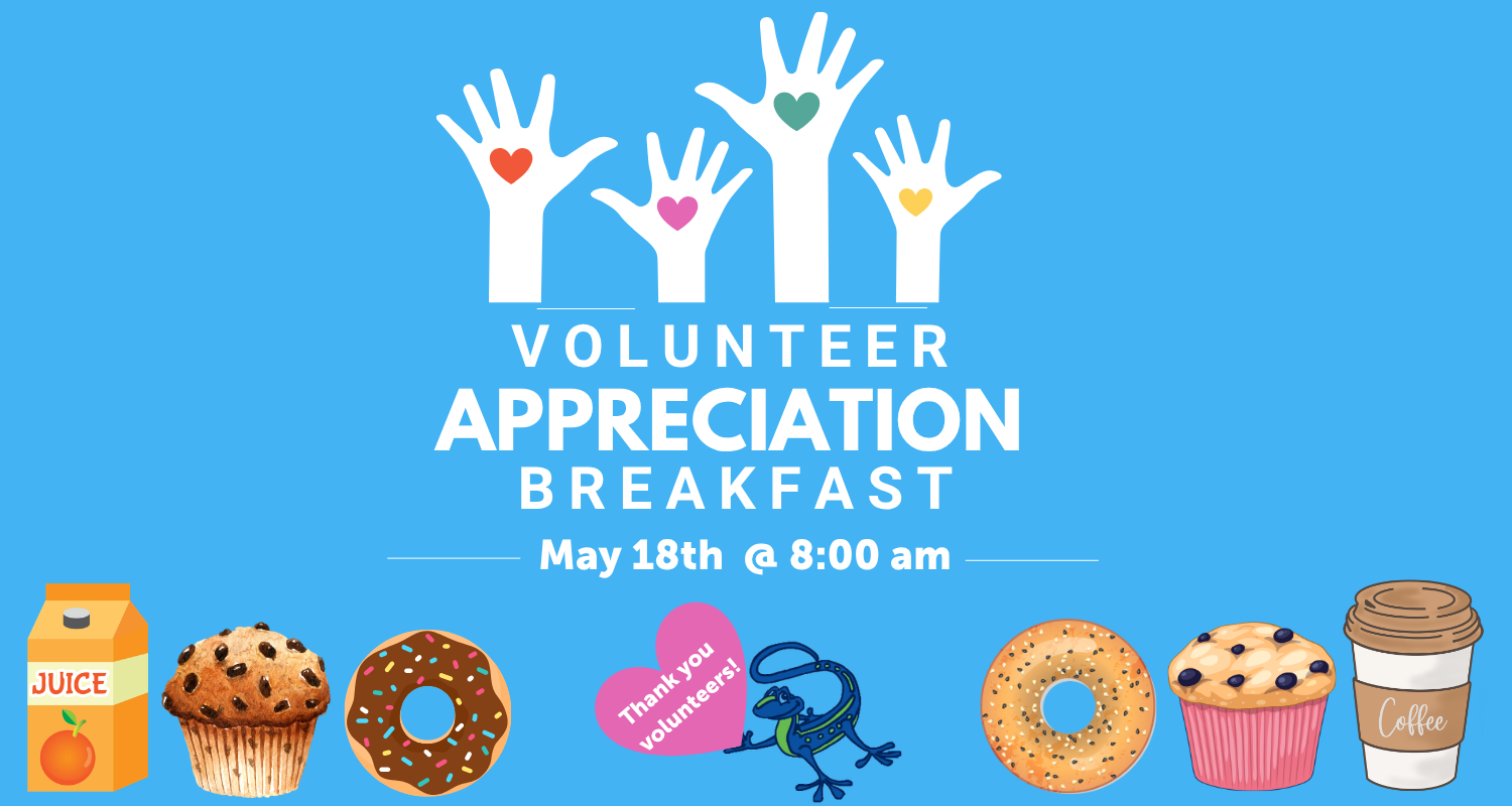 Volunteer Breakfast May 18th