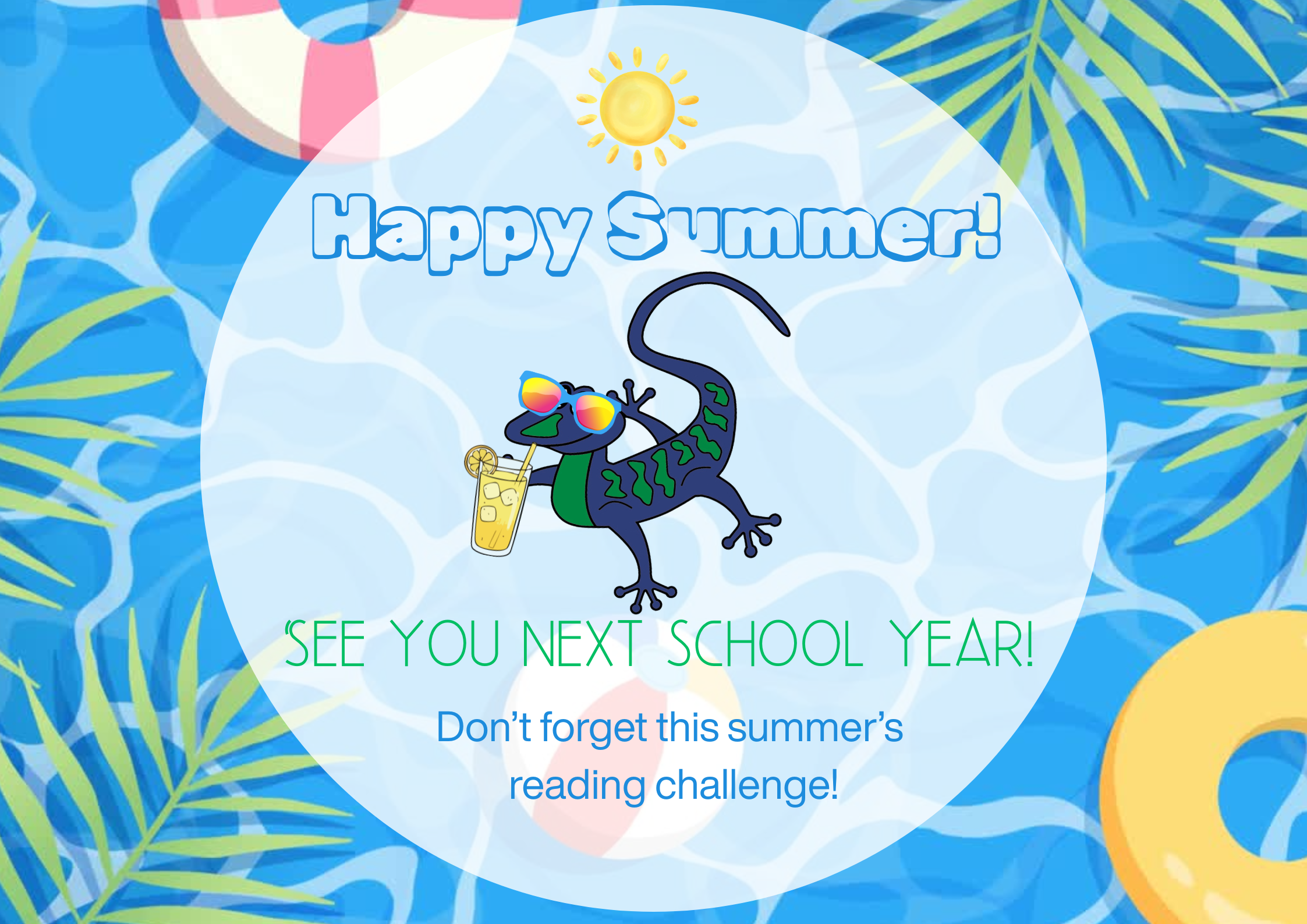 Happy Summer! See you next year!