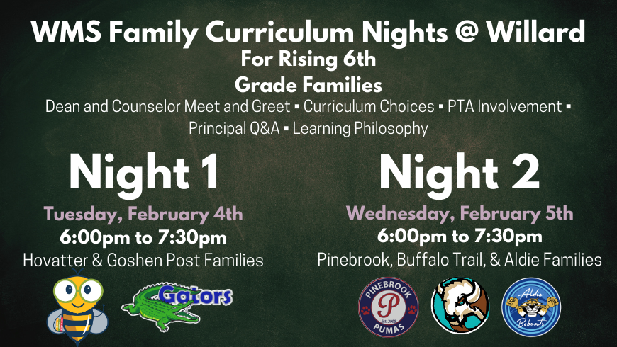 Rising 6th Grade Families