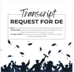 Transcripts for DE classes