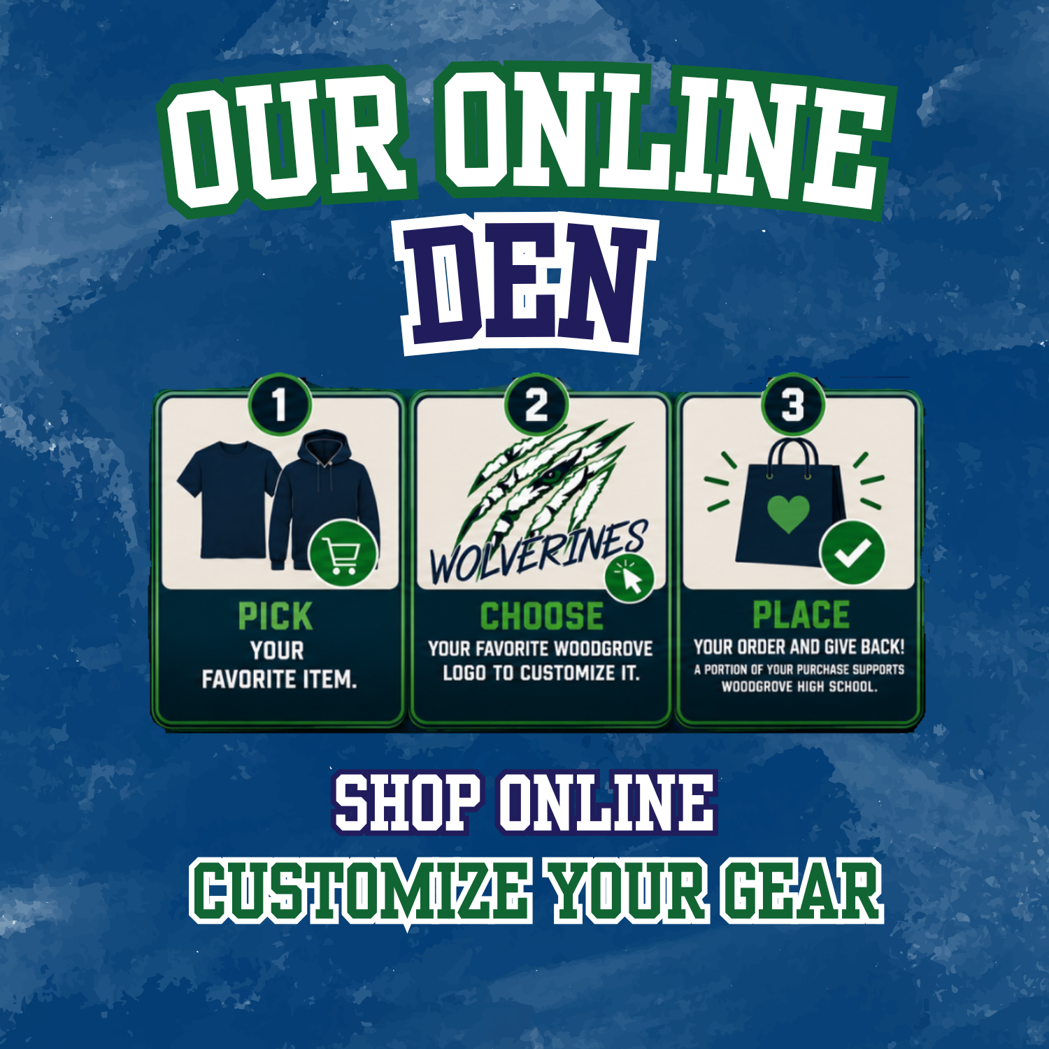 Online Den - school store shopping