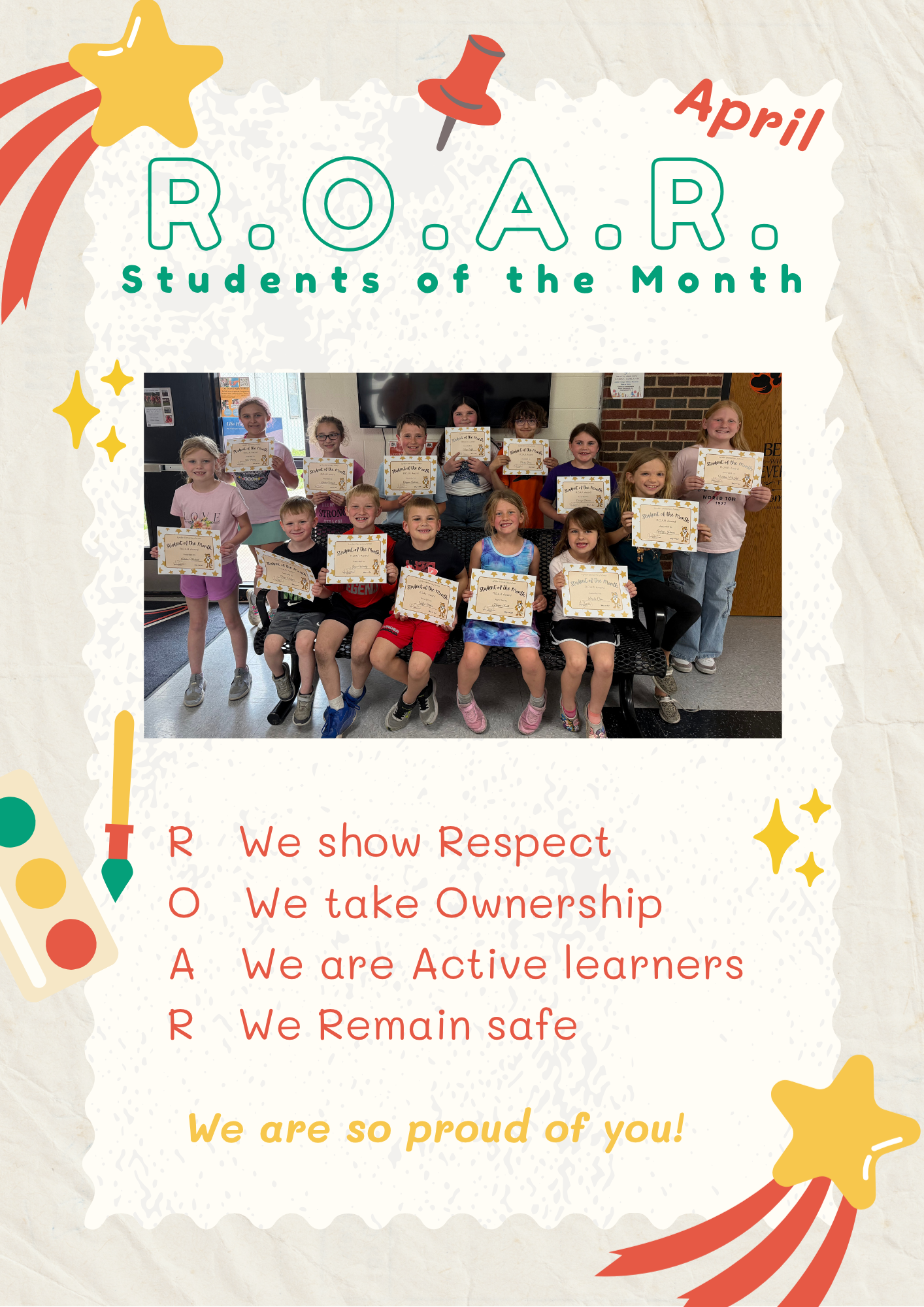 March Students of the Month