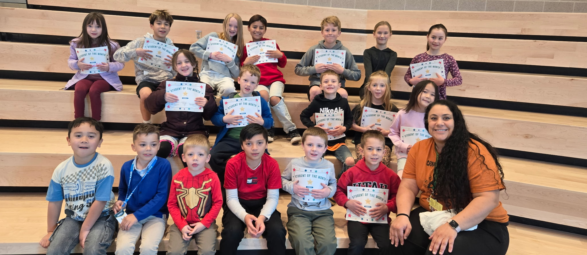 Student of the Month Winners for November