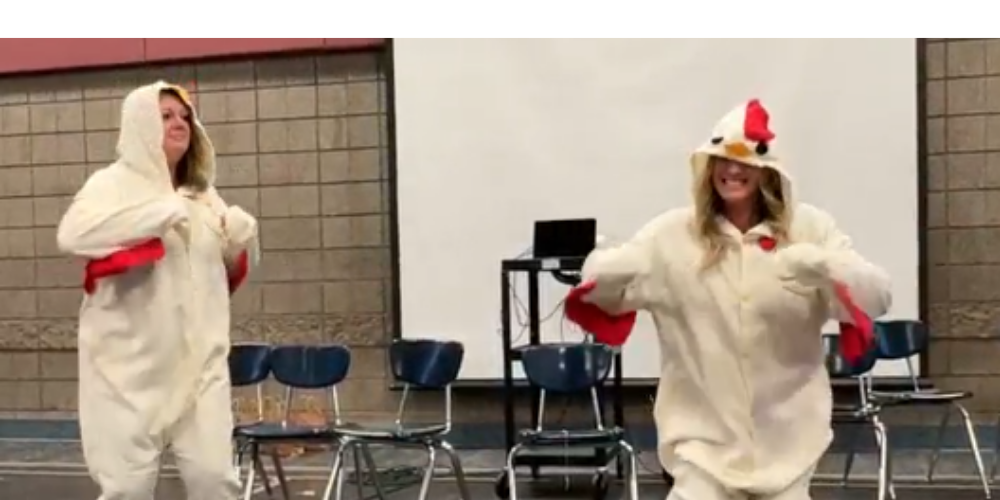 Administration doing the chicken dance