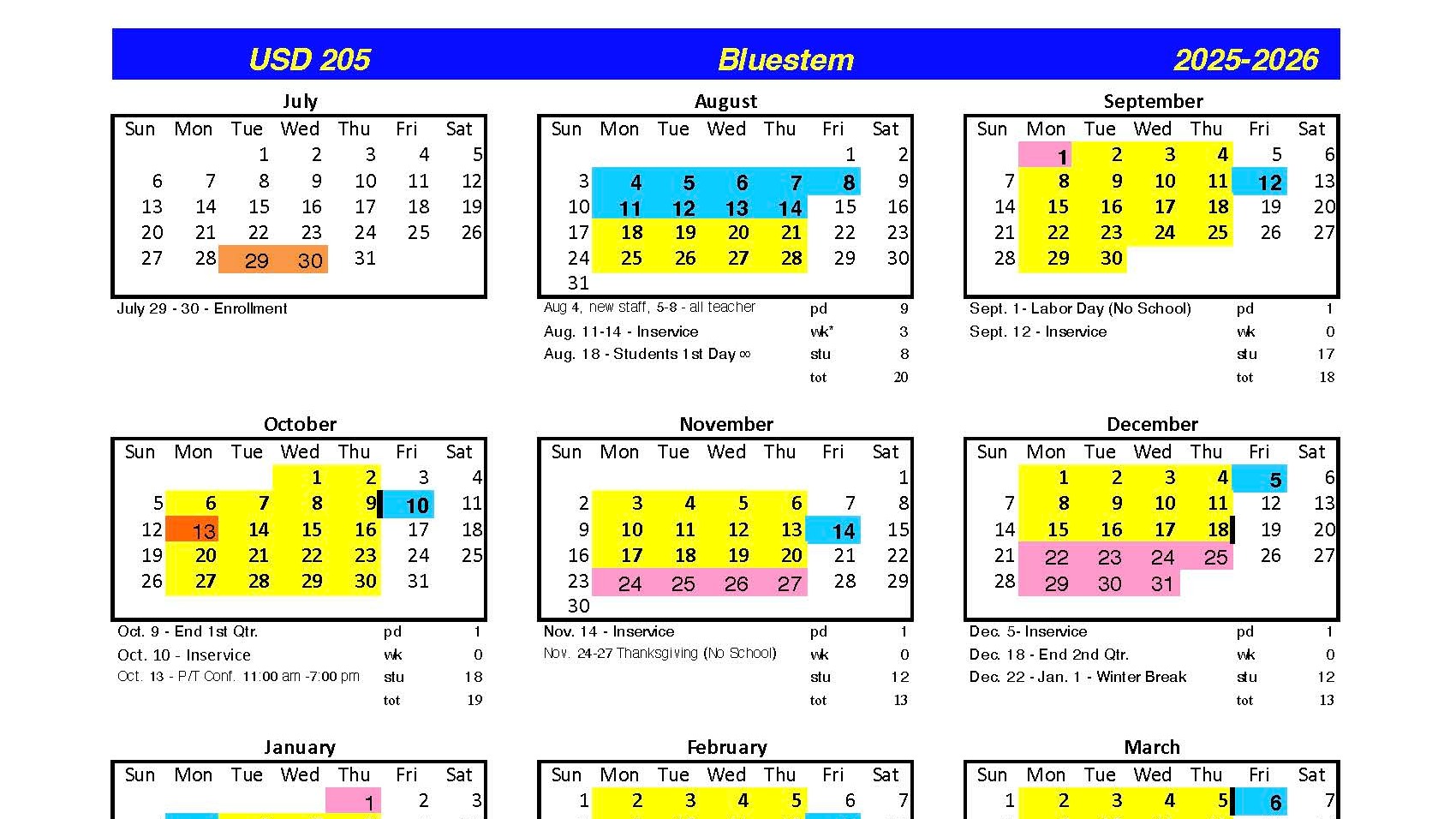 Master Calendar 25-26