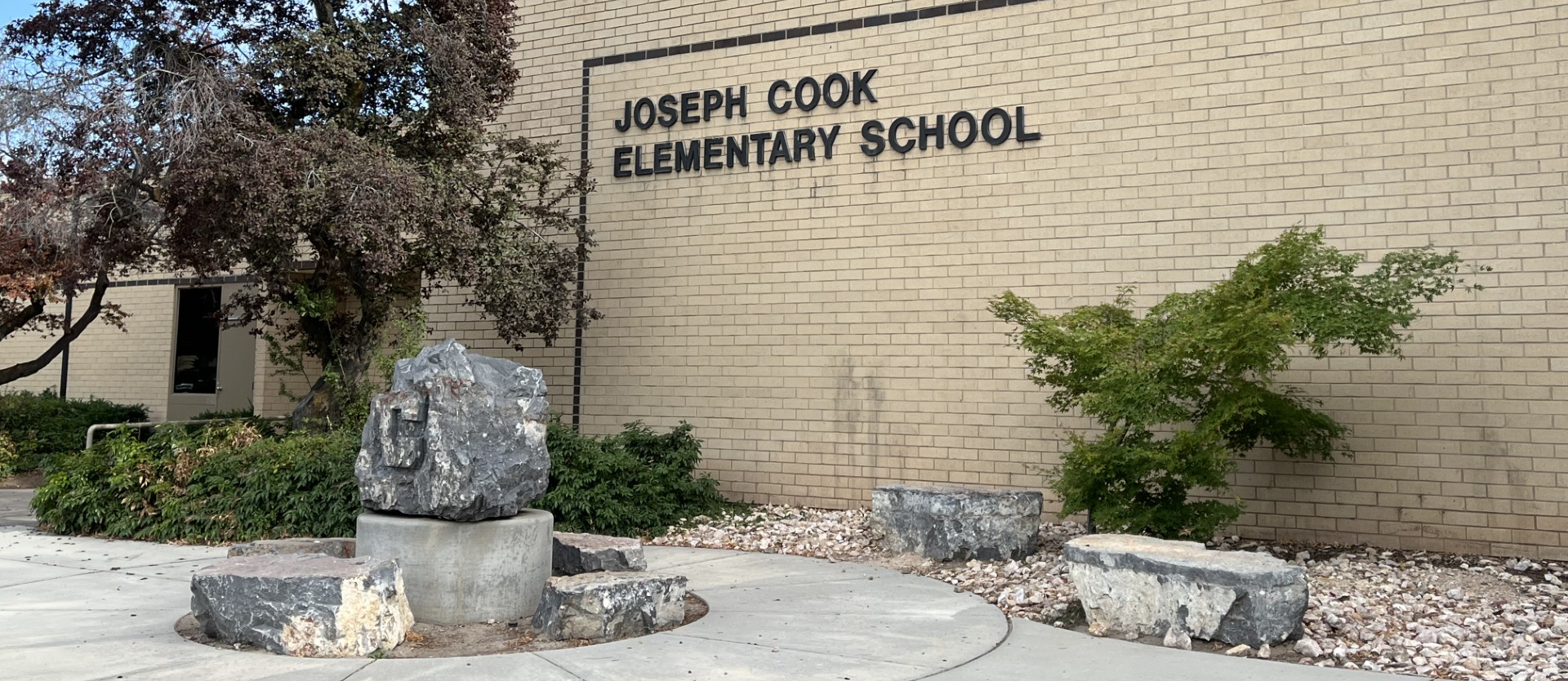 Cook Elementary front of school