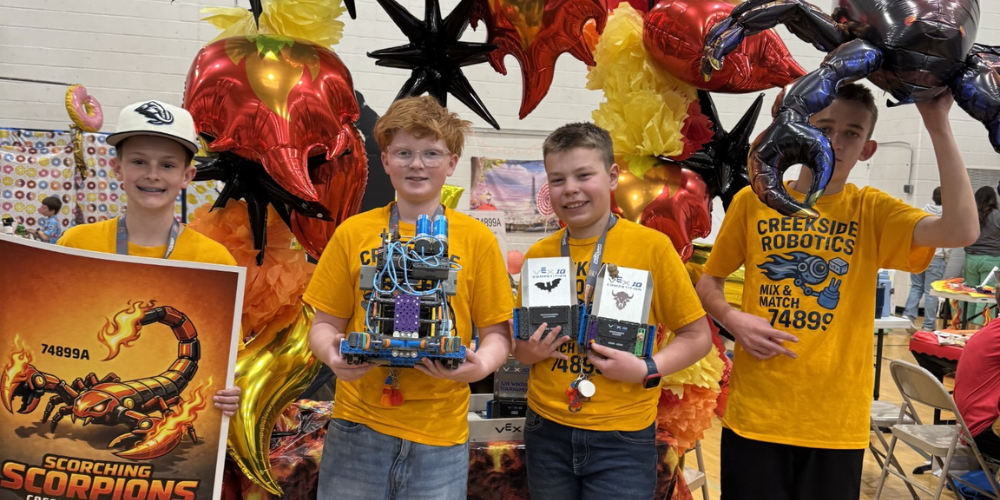 students at vex competition 