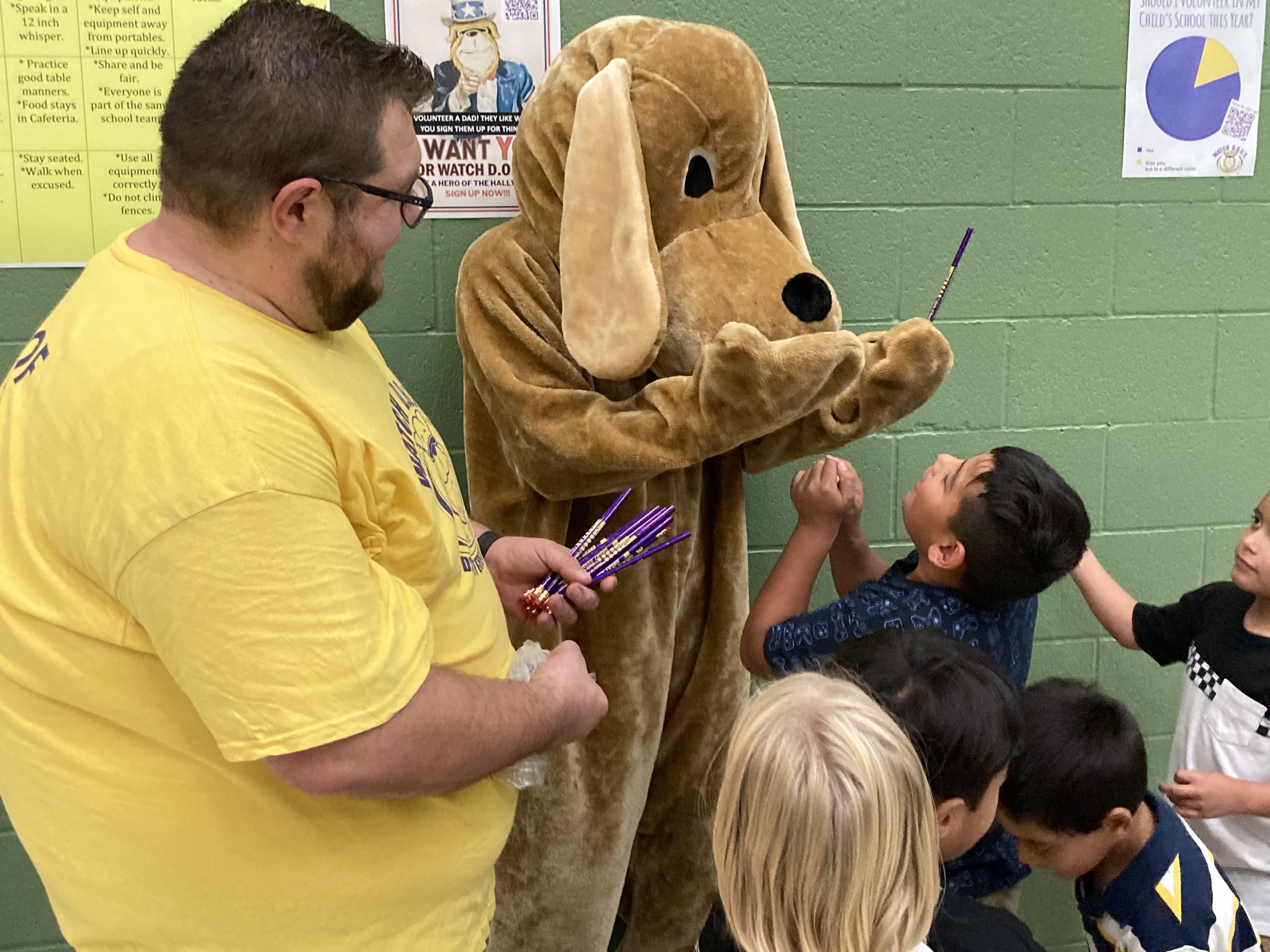 Students and the Watch Dog and Dad