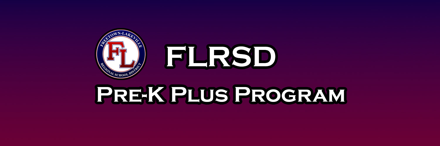 Banner with the text "Pre-K Plus Program"