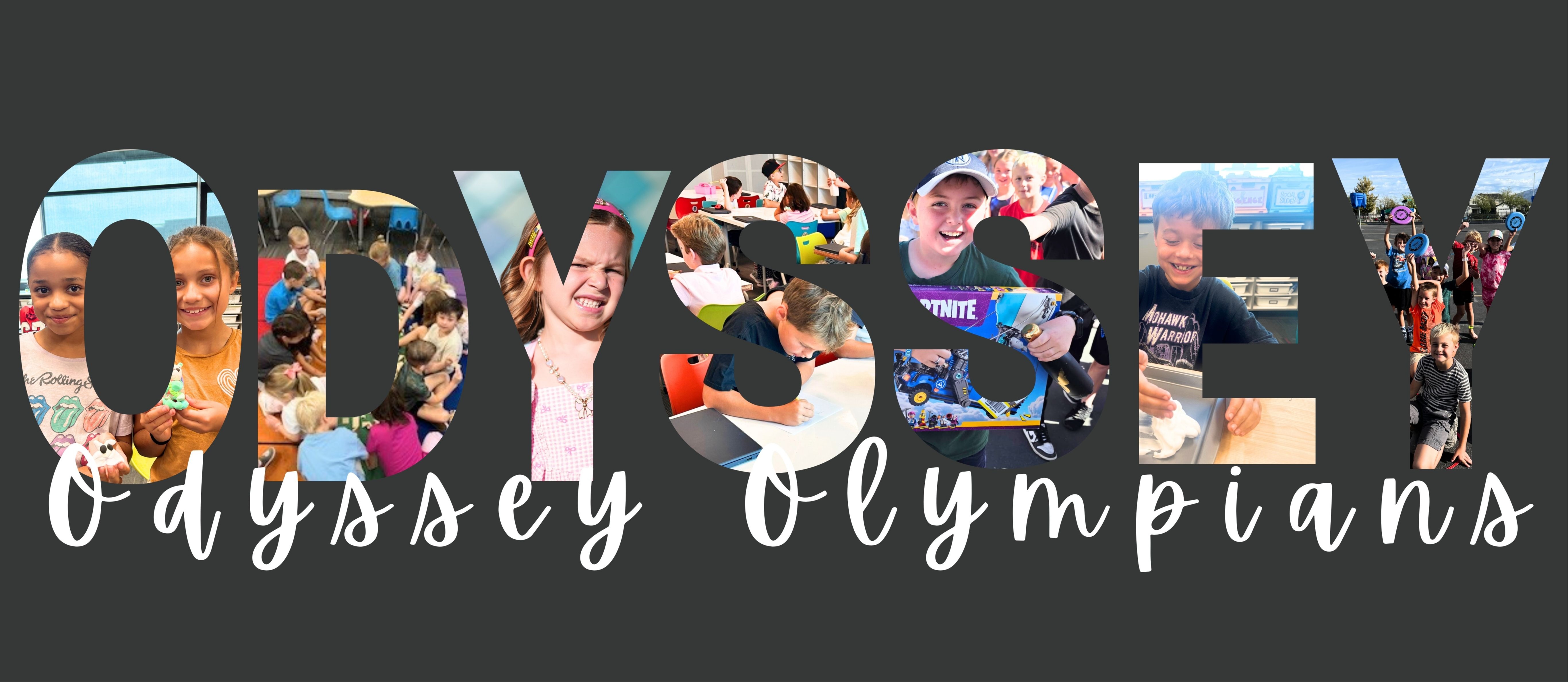 letters odyssey with pictures inside- odyssey olympians 