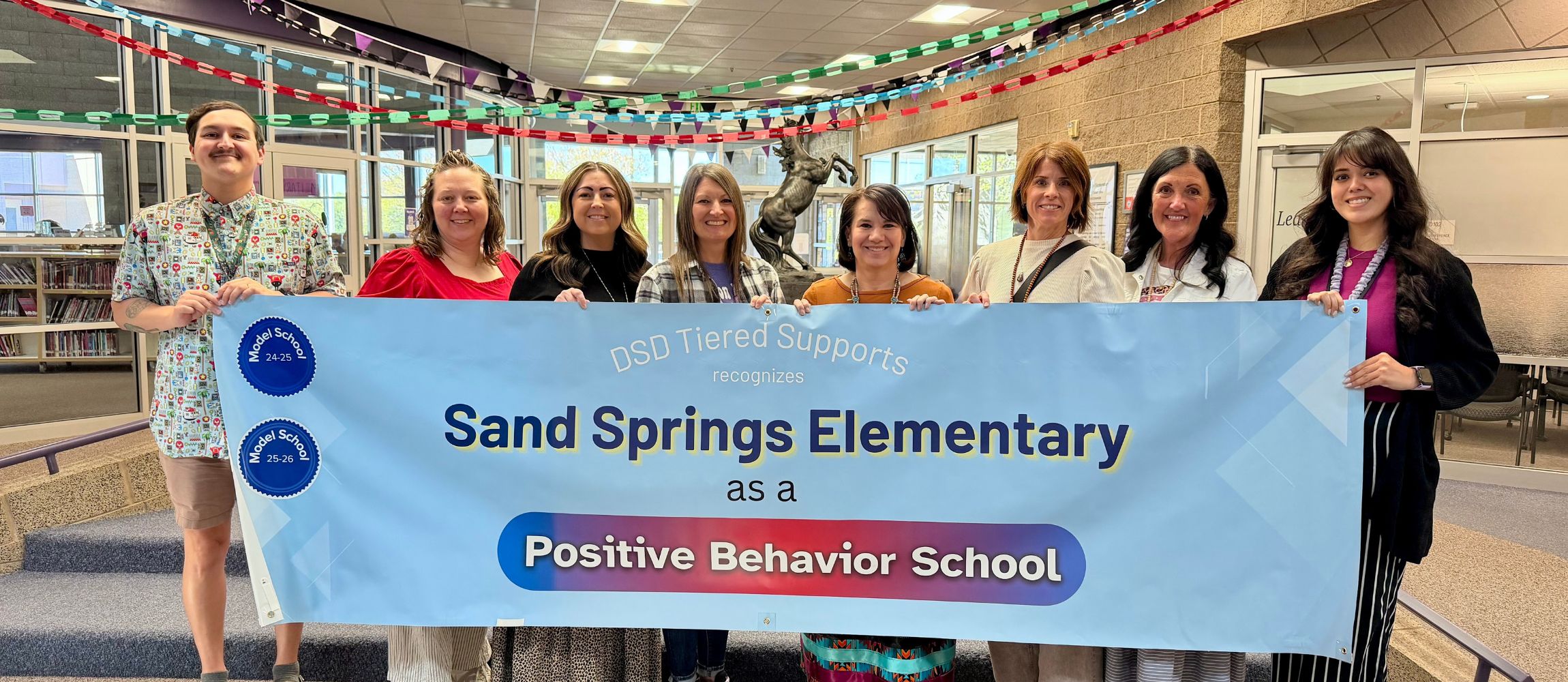 Positive behavior school banner 2026